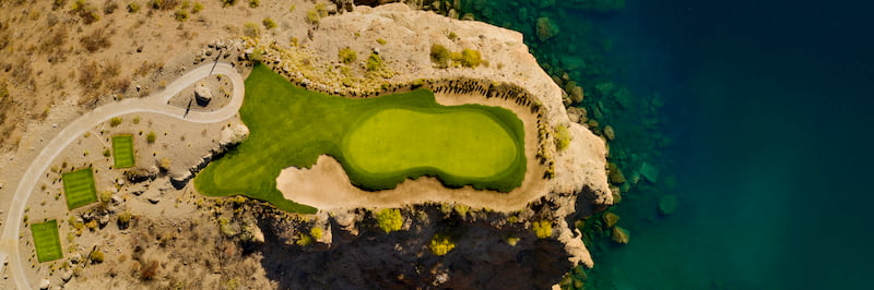 Danzante Bay golf hole 17 by Hornstein