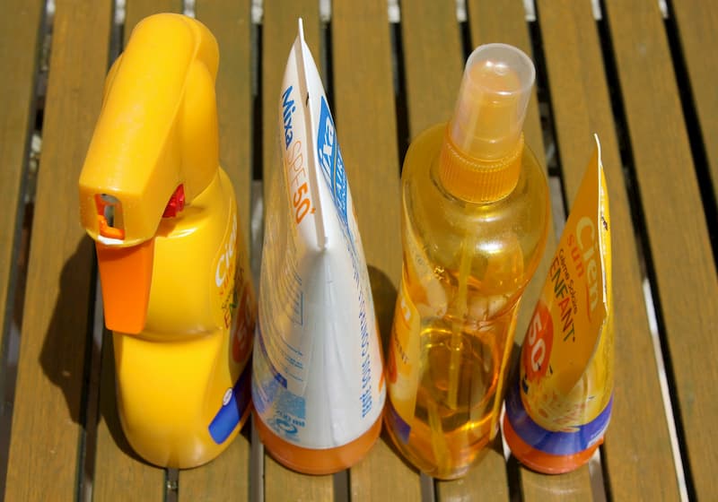 golf sun protection - sunscreen