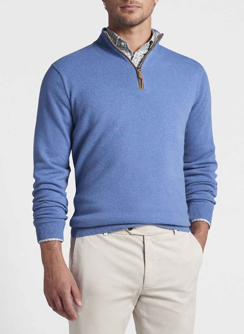 Peter Millar Artisan Cashmere V-Neck Sweater Holiday gifts for golfers
