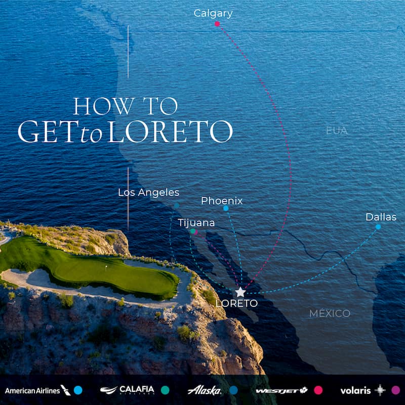 Airlines with directo Flights to Loreto Baja California
