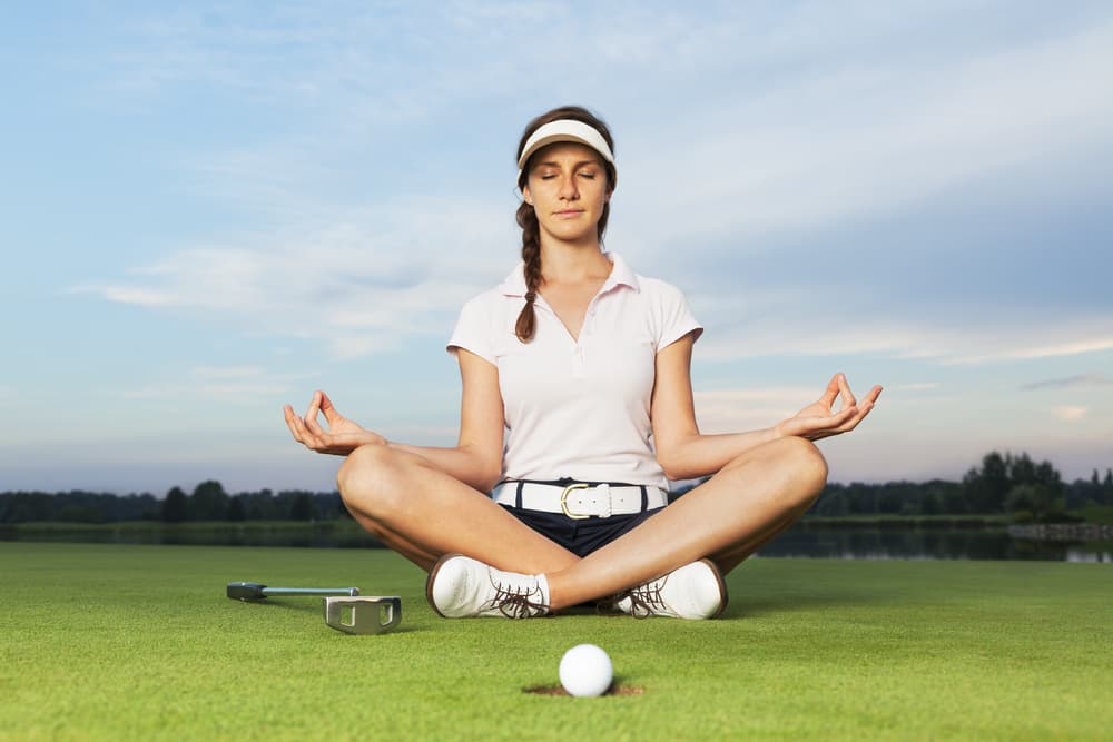 Warming Up To Golf Yoga in Loreto Mexico