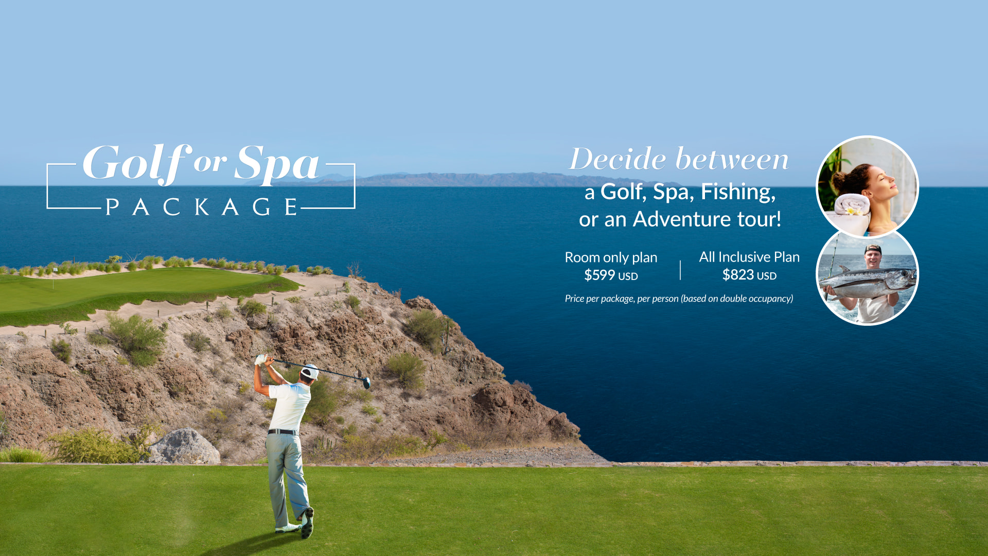 Loreto Mexico Golf or Spa Package