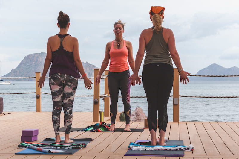 yoga classes at villa del palmar loreto