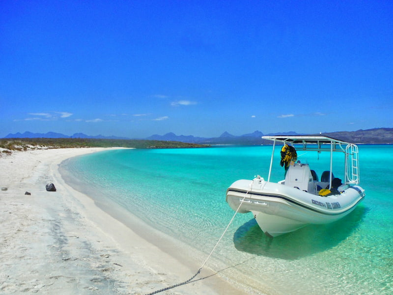 Carmen Island in Loreto Baja Mexico