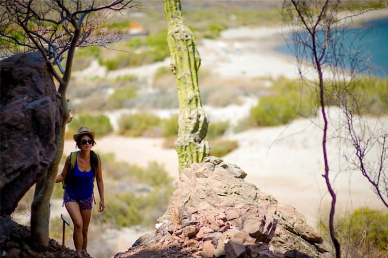 danzante bay loreto hiking trails