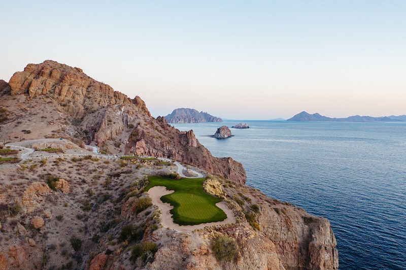 aerial view hole 17 tpc danzante bay loreto