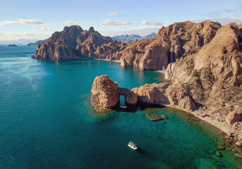 Danzante Island in Loreto Baja California Mexico